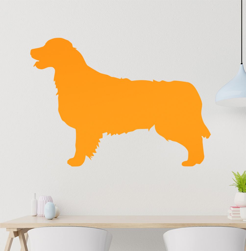 KIWISTAR Golden Retriever Hunderasse Wandtattoo in 6 Größen - Wandaufkleber Wall Sticker - Dekoration, Küche, Wohnzimmer, Schlafzimmer, Badezimmer
