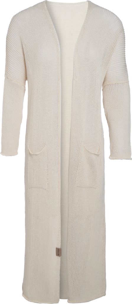 Knit Factory Jasmin Lange Strickjacke - Beige - 36/38