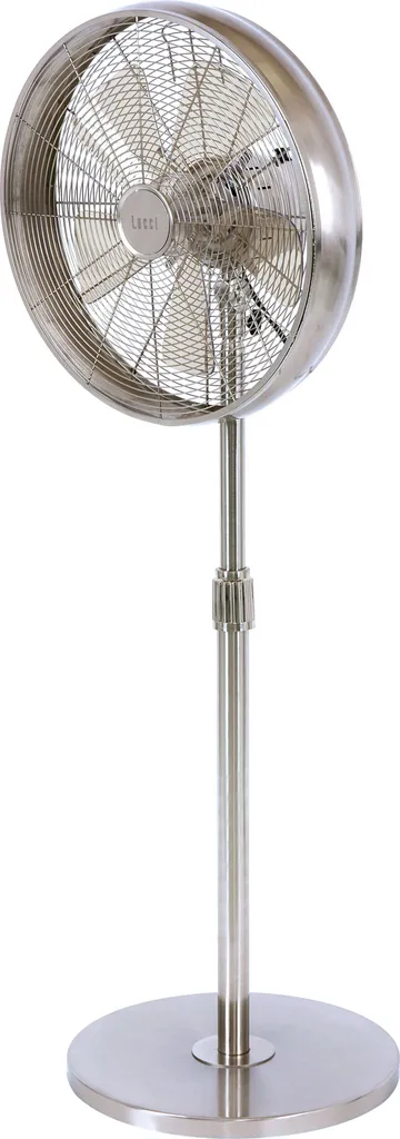 Ventilateur de salon sur pied oscillant Breeze Chrom hauteur ajustable 40cm