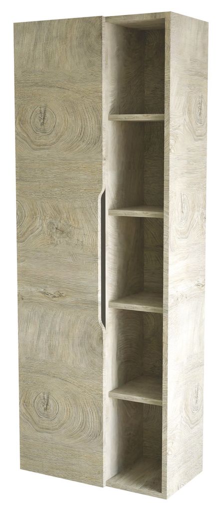 ONDEE ZEN – Doppelte Aufhängeschrank-Kombination ALASKA – 50 cm – Holz – 1 Tür