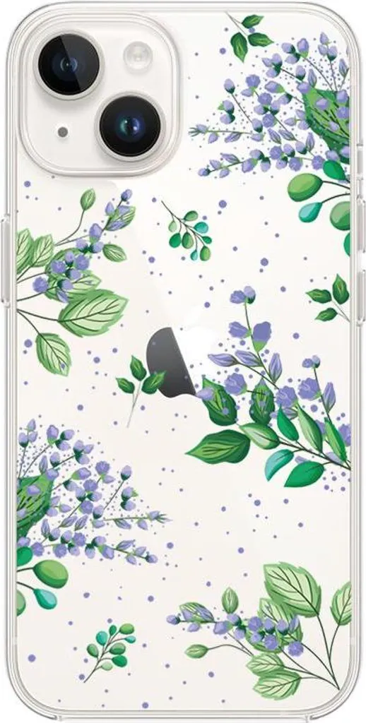 Custodia Slim iPhone 13 Mini Trasparente Silicone Flessibile Viola