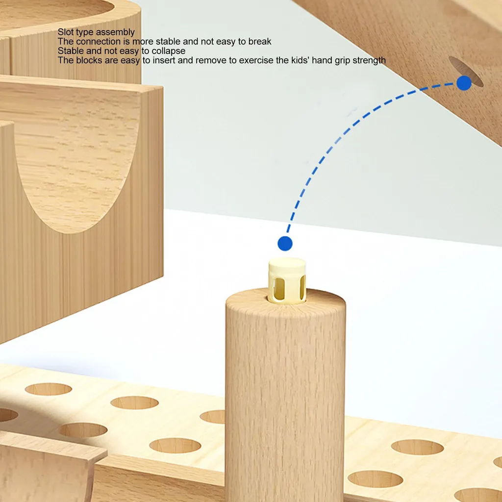 Kit Circuit billes bois DIY - Solution anti-stress et éducative pour tous - 5