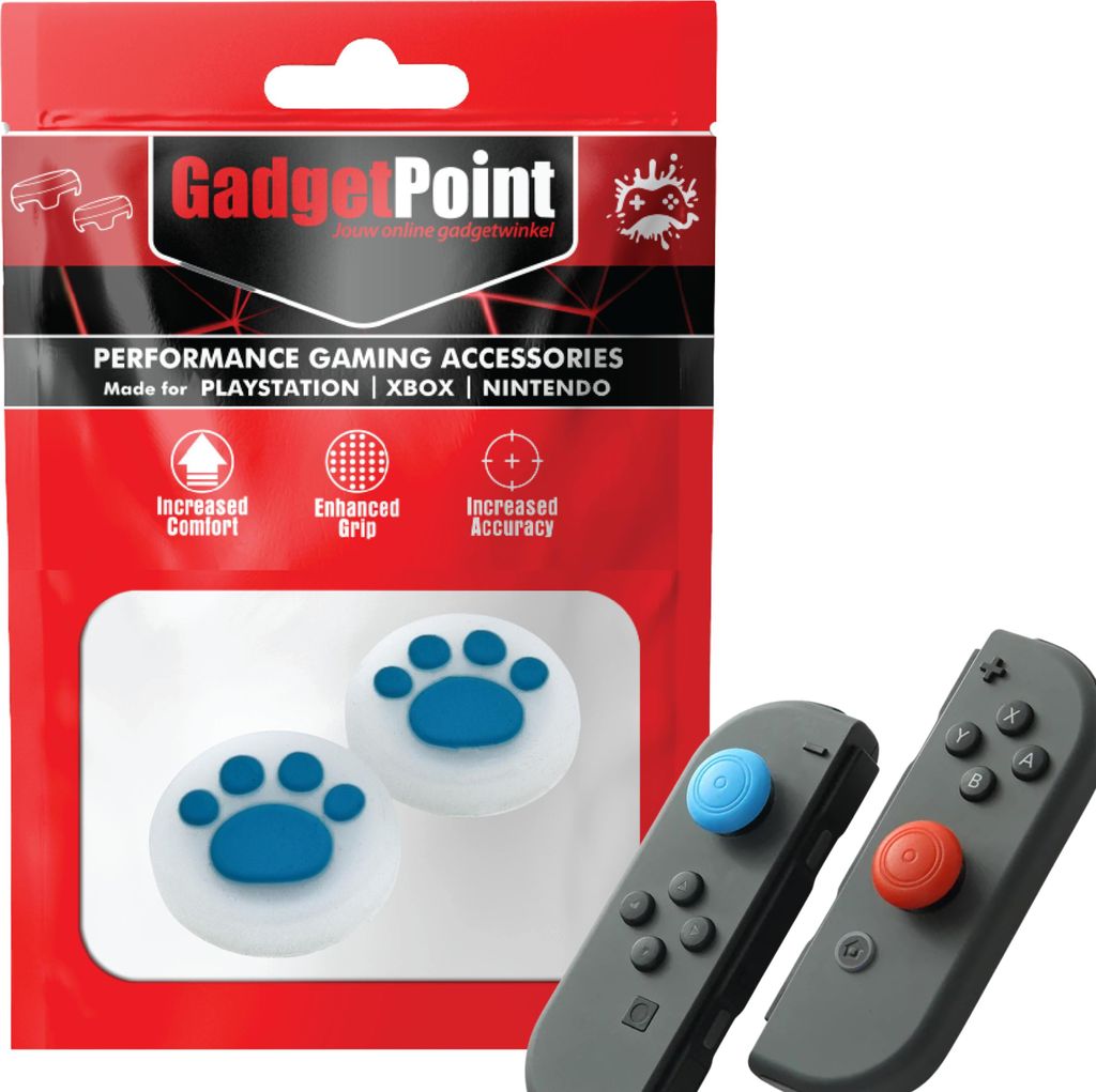 Thumbgrips - Thumb Grips voor Nintendo Switch Joy-Con Controllers - Gaming Thumbgrips - Performance Anti-Slip Thumbsticks - Bescherming Accessoires...