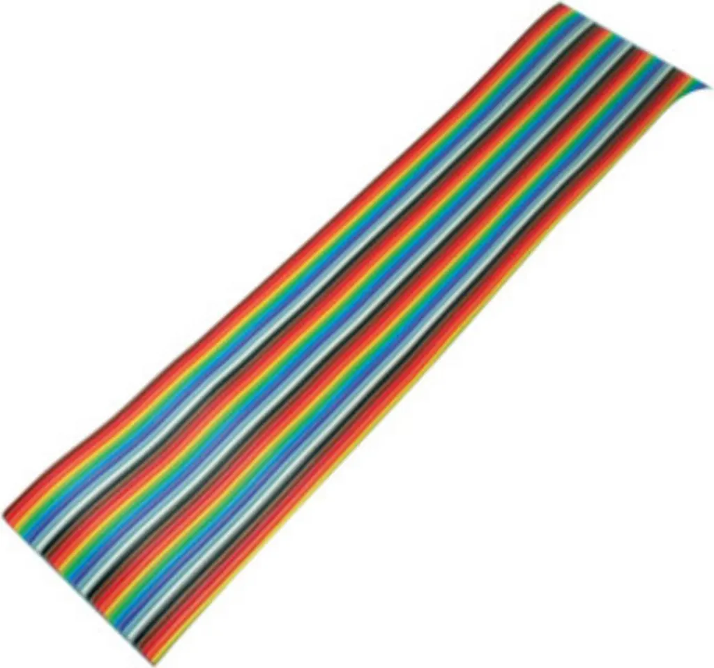 Cavo Flat S/CONN 34 Pin 1.27 mm Colorato - Matassa 10 Metri Shiverpeaks