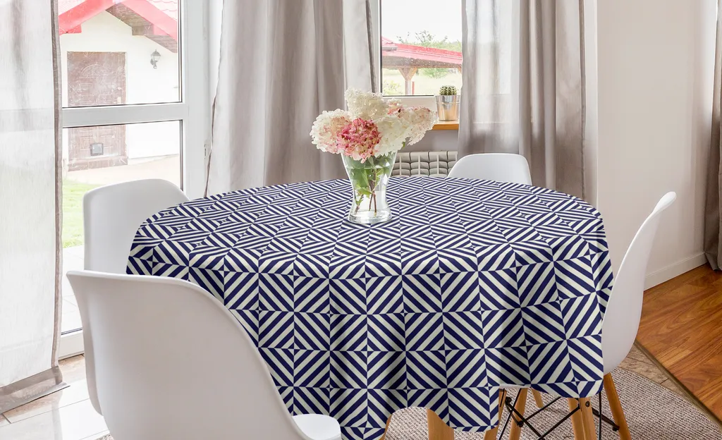 ABAKUHAUS Mattone Tovaglia, Retro Geometrica Formazioni, Rettangolare