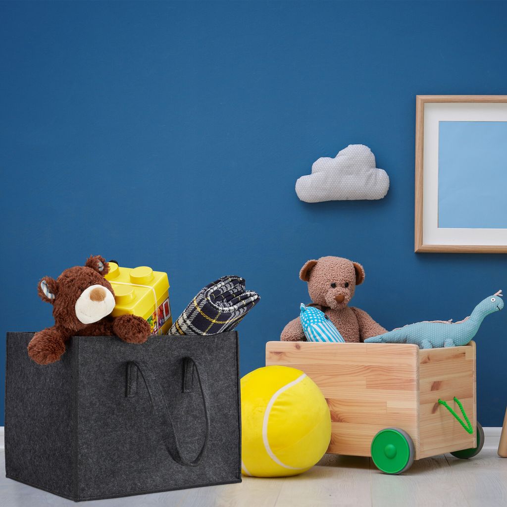 relaxdays Kaminholztasche 50,0 l anthrazit 43,0 x 36,5 x Produktbild 2