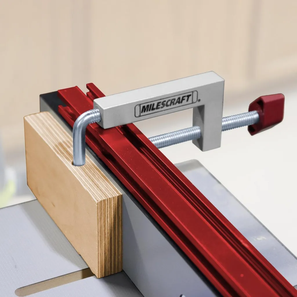 Set 2 Morsetti Milescraft FenceClamps per Falegnameria di Precisione - 3