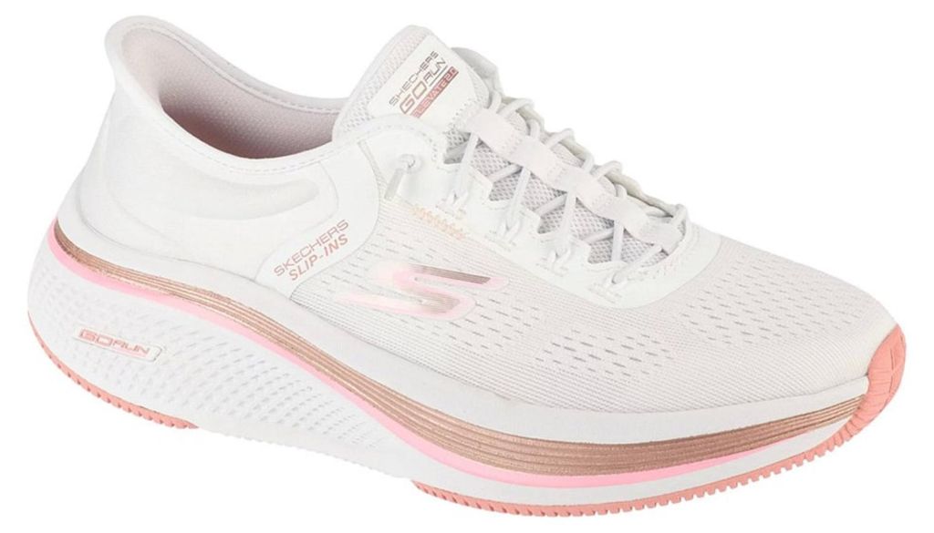 Skechers Running Shoes 129006WPK in White color size 39