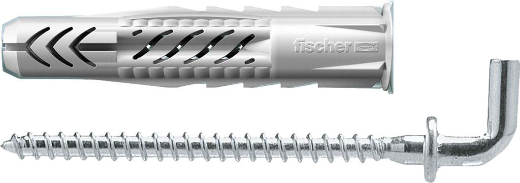 Fischer Universaldübel UX 6x35 WH mit Rand und Winkelhaken