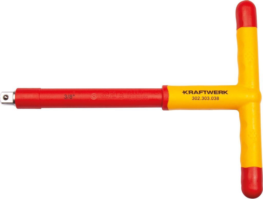KRAFTWERK 302.303.038, Ratschenschlüsselgriff, 1 Stück(e), 3/8", China, 160 mm, 200 mm