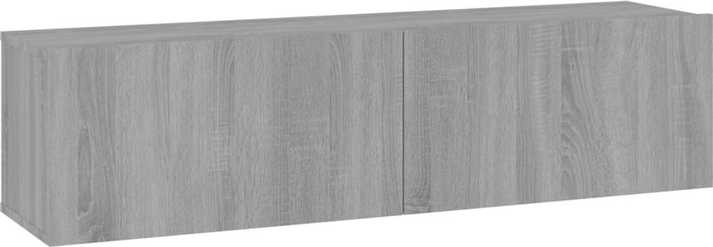 vidaXL Szafka wisząca pod TV szara Sonoma 120x30x30 cm Zdjęcie produktu 