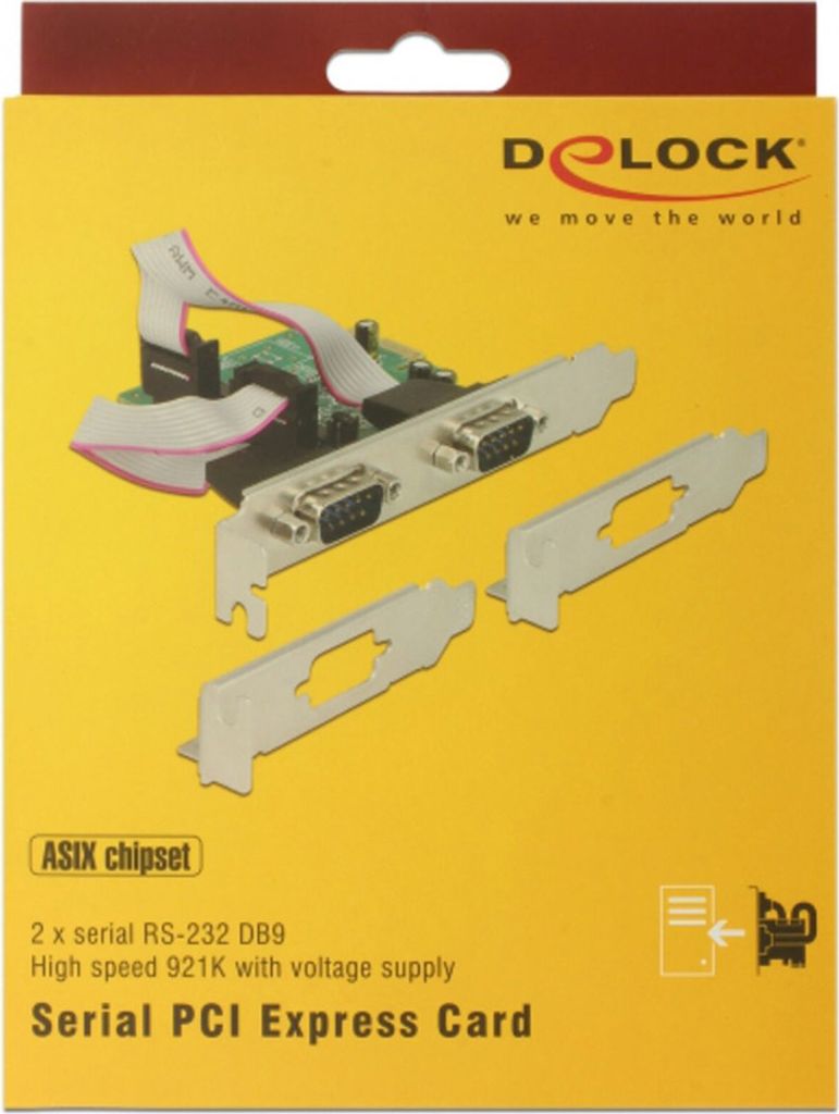 DELOCK PCIe Card > 2x Seriell RS-422/485 ESD Schutz