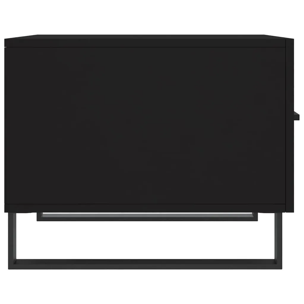 SYFAX™ Tavolino da Salotto Nero 50x50x40 cm in Legno Multistrato - 6