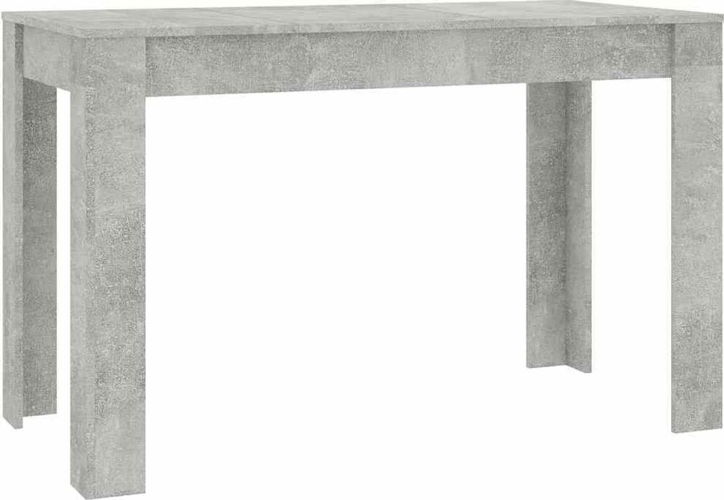 vidaXL Jídelní stůl Concrete Grey 120x60x76 cm Dřevěný Obrázek produktu 