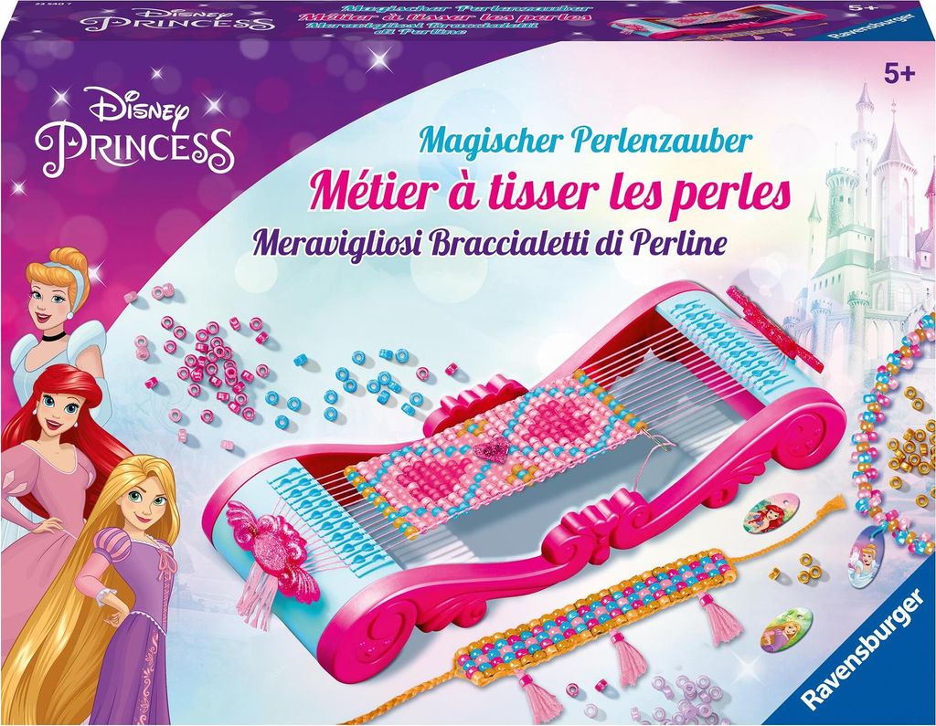 Ravensburger Disney Prinzessinnen Webstuhl Mode Schöpfung Armband und Halskette Creation Kit Kunststoff