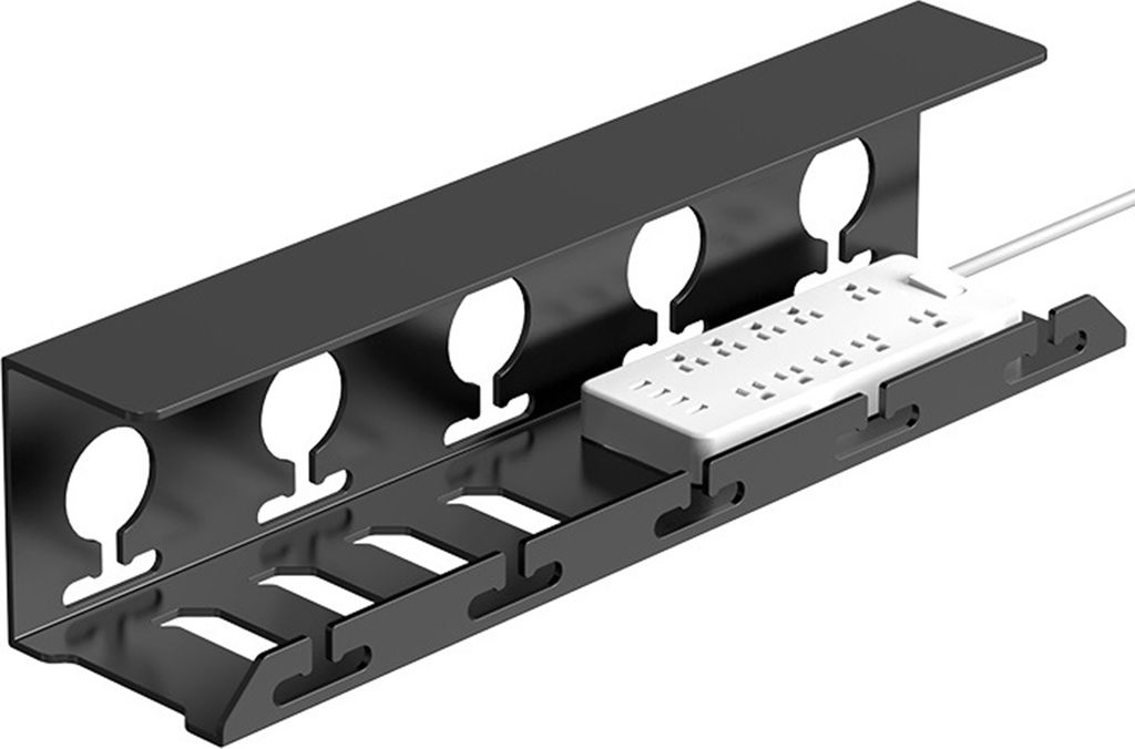 Kabel-Organizer unter dem Schreibtisch, Kabelmanagement-Tablett, starker, belastbarer Kabel-Organizer für das Home Office