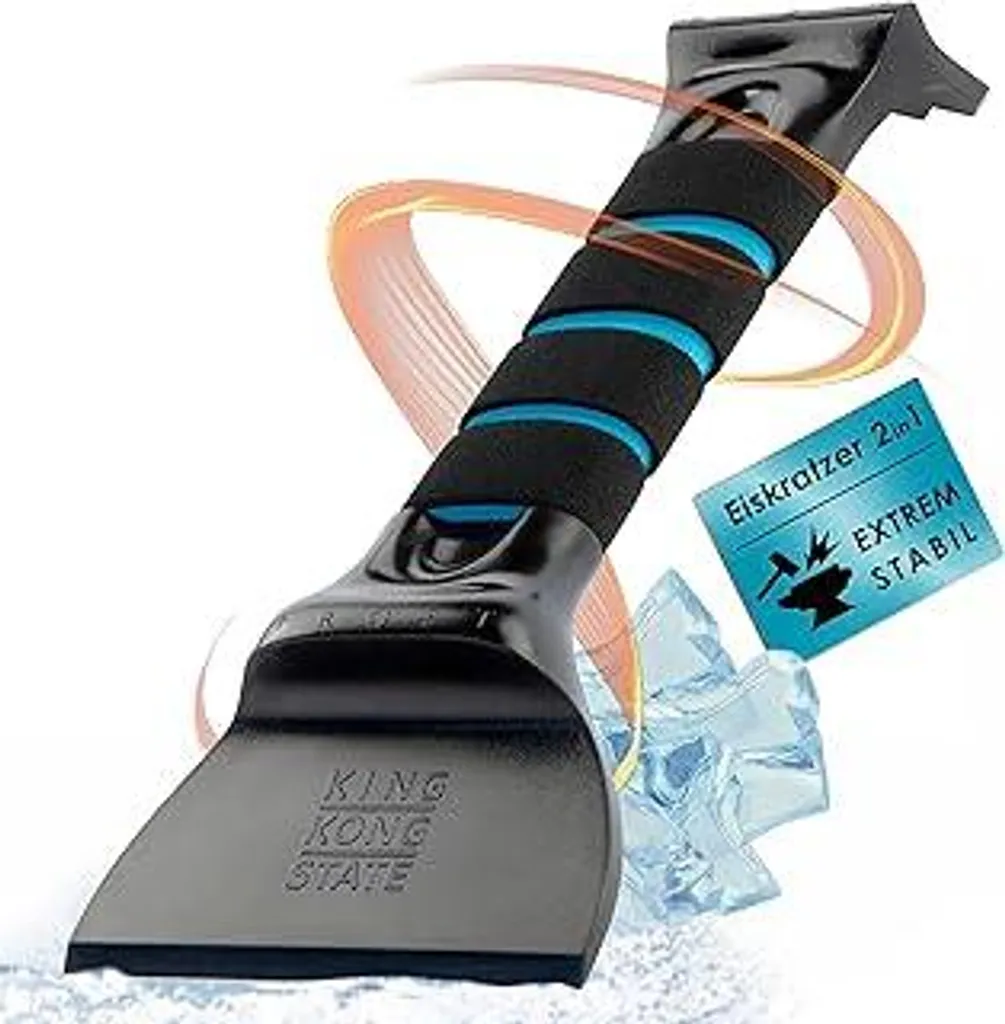 Raschietto Ghiaccio Auto 2 in 1 Professionale - Lama Antigelo Antigraffio