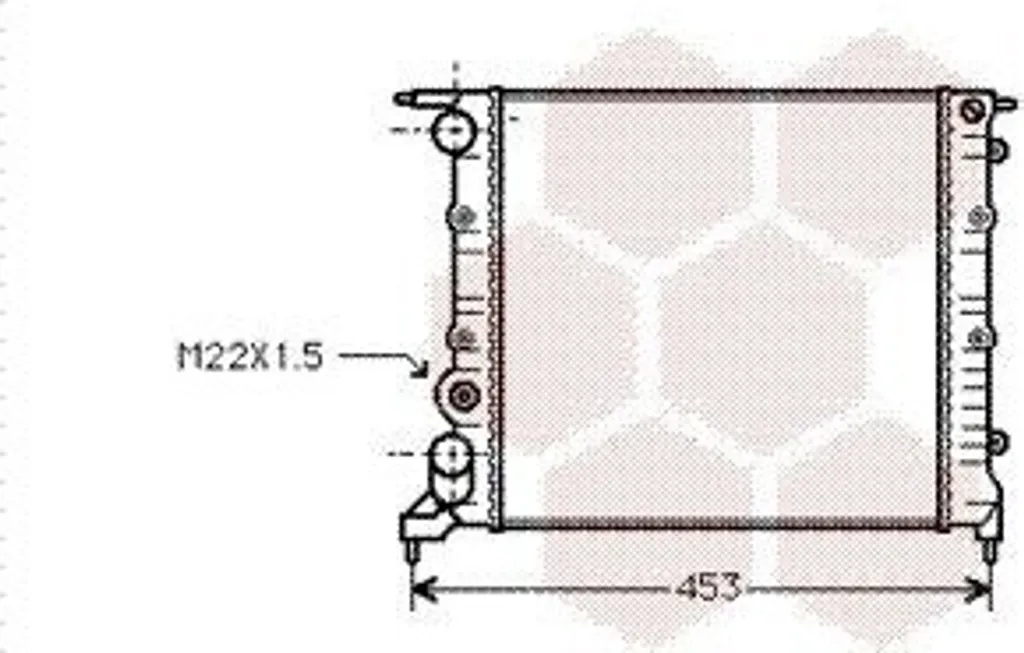 Radiateur moteur Clio I : évitez la surchauffe avec Van Wezel 43002121
