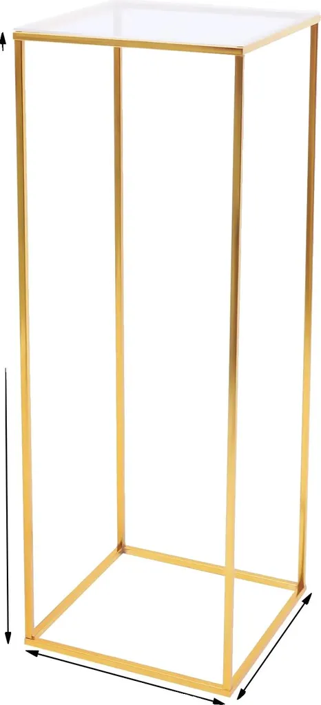 Support fleurs mariage 80 cm stable montage rapide pour centre de table