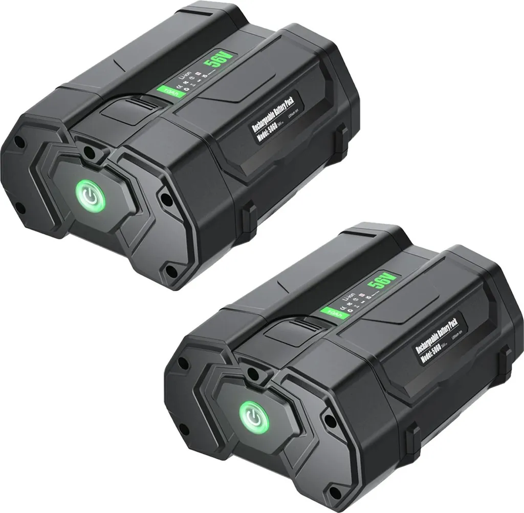 Batterie de rechange 56V 6000mAh Lithium - Lot de 2 accus puissants