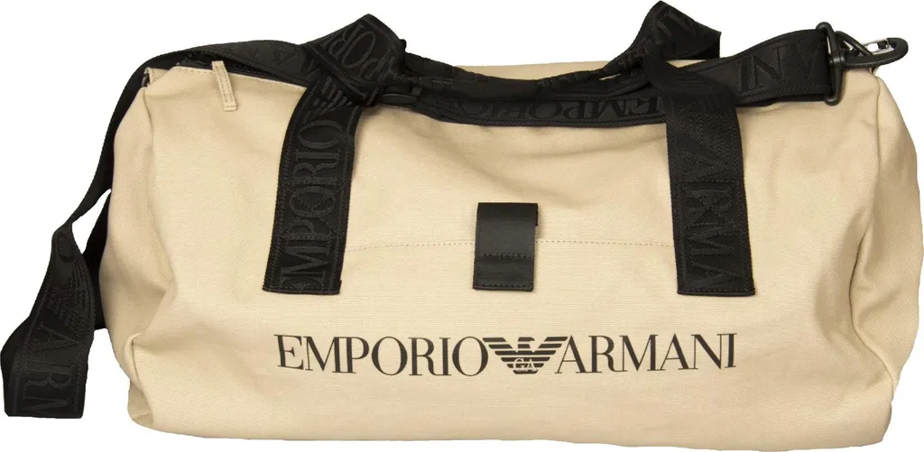 Sac de plage 50 cm Emporio Armani en pure toile de coton souple
