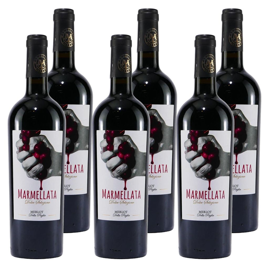 Marmellata Merlot Rotwein IGT -lieblich- (6 x 0,75L) Produktbild 