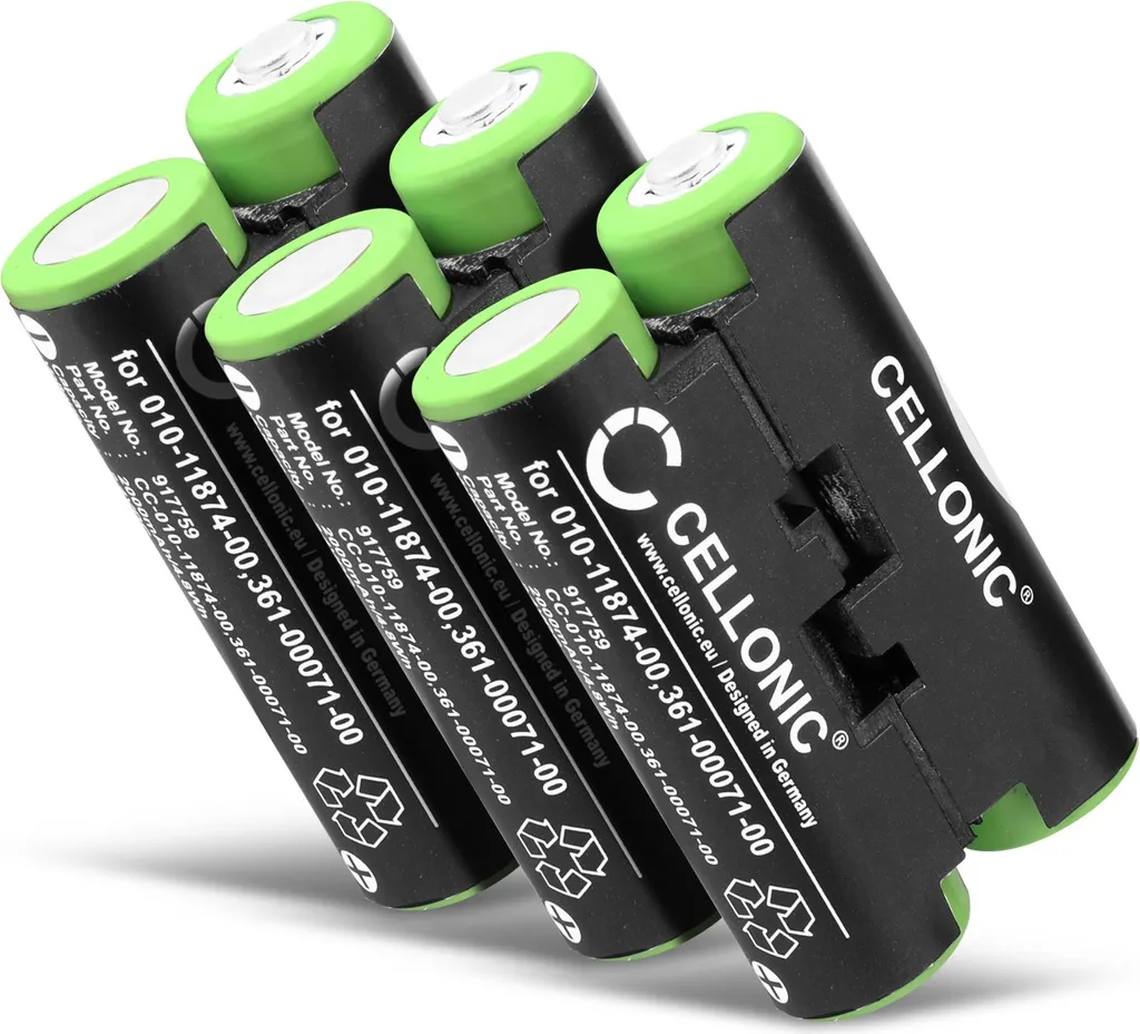 Pack 3 Batteries 2000mAh 2.4V pour Garmin GPSMAP 64s et Alpha 50 Longue Durée