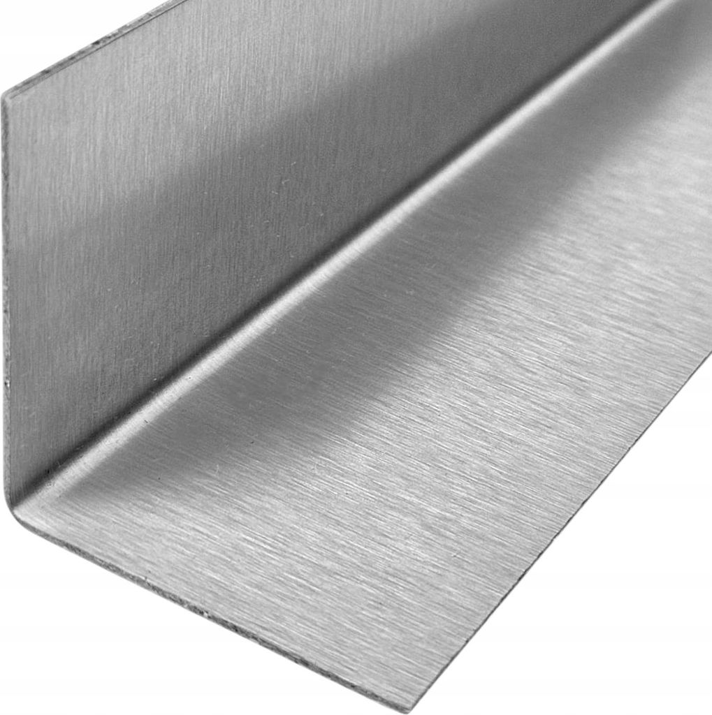 Edelstahlwinkel 100x120x2,0 mm - 80 cm Innenabschlussleiste