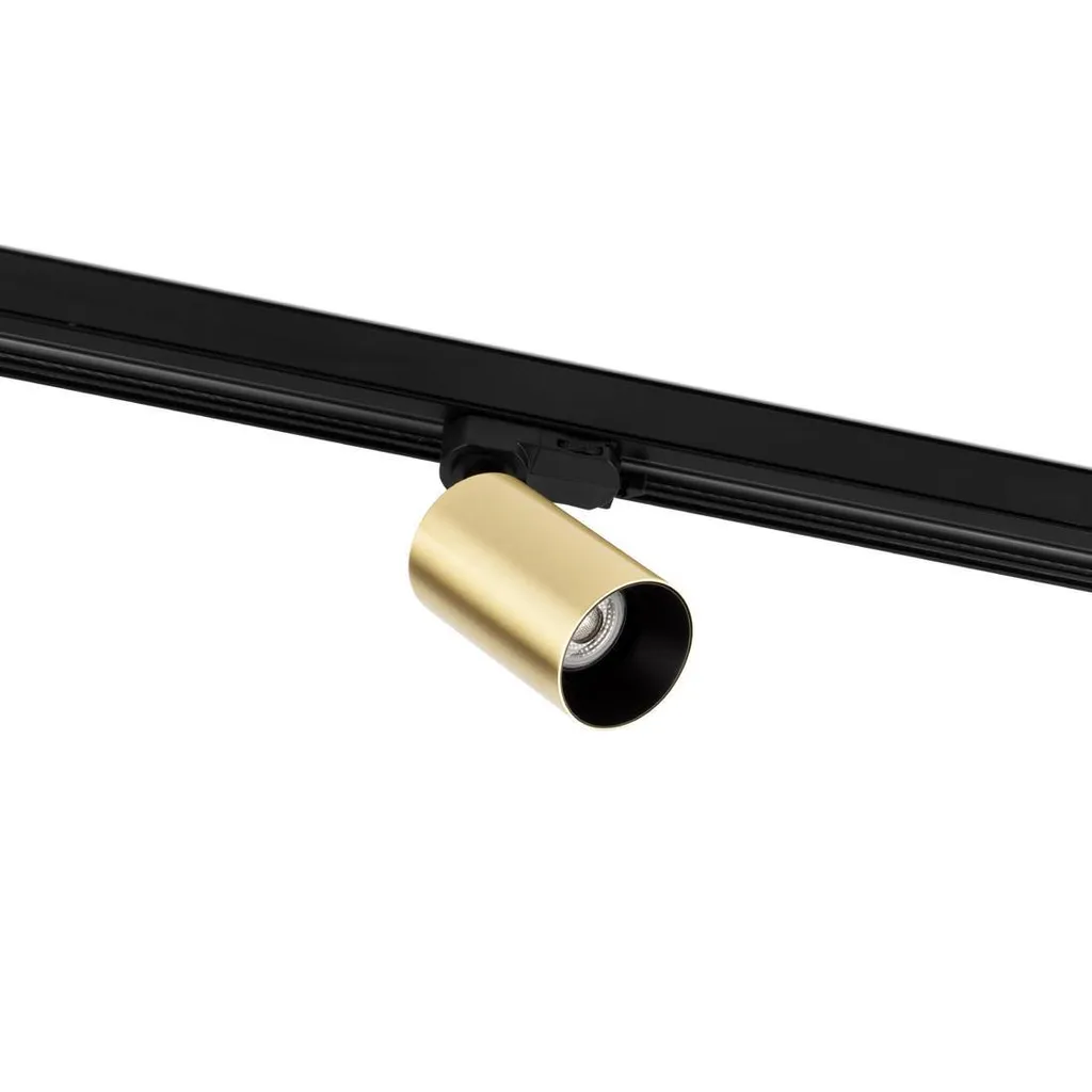 Faretto STAN 43757 Oro Satinato | Luxury Track Lighting for Interiors