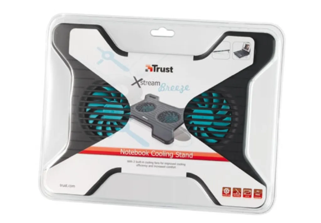 Trust Breeze Base Raffreddamento Laptop 16" - Ventole Silenziose USB - 2