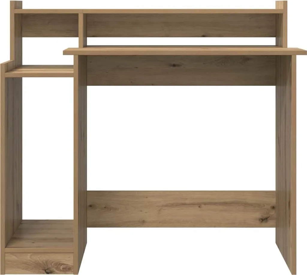 Scrivania Salvaspazio Rovere Artisan 97cm | Essenzialità Stabli Möbel - 7
