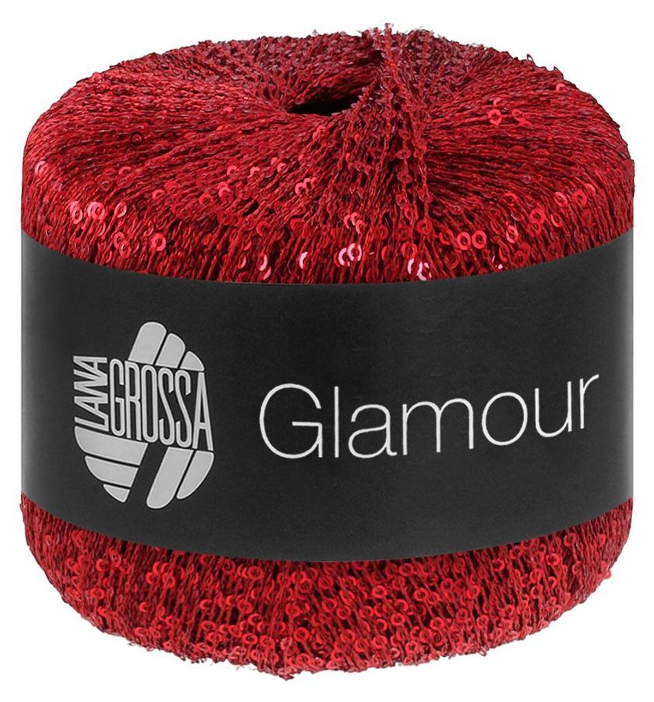 Lana Grossa GLAMOUR 25 g Beilaufgarn mit Pailletten für Produktbild 