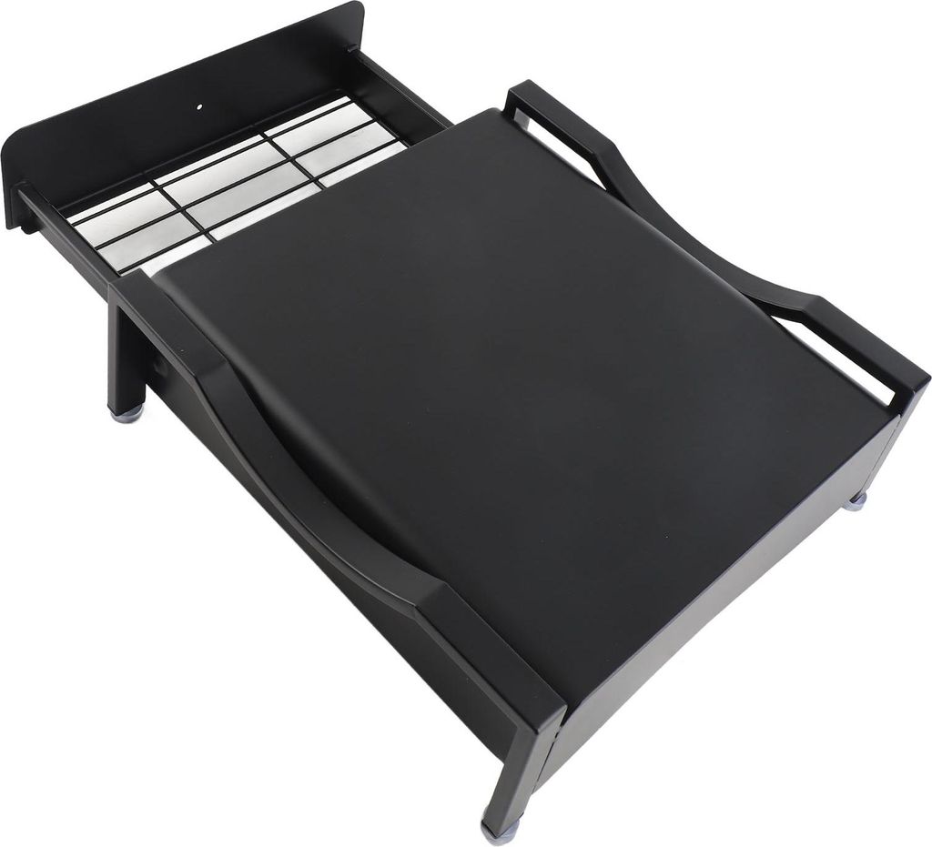 Cup Holder Sliding Tray Display Multi Functional Storage Drawer Maker Stand Tray for Home Black S