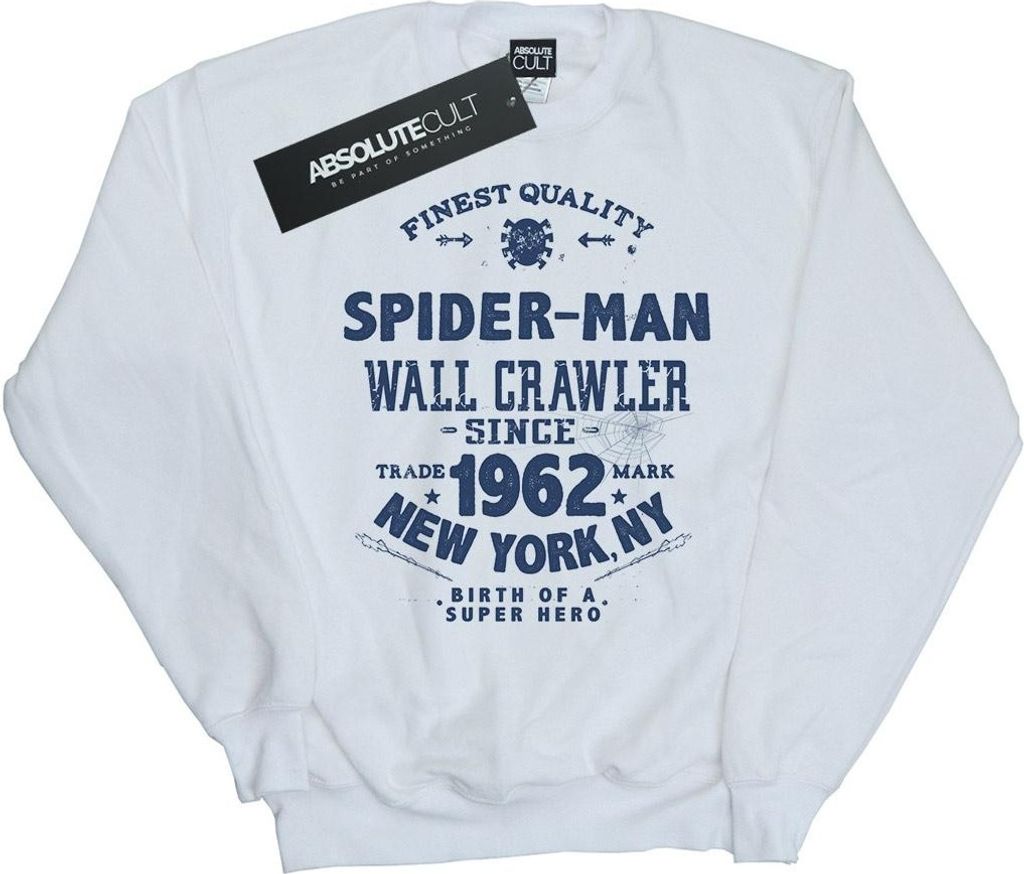 Marvel - "Finest Quality" Sweatshirt für Herren BI44694 (3XL) (Weiß)