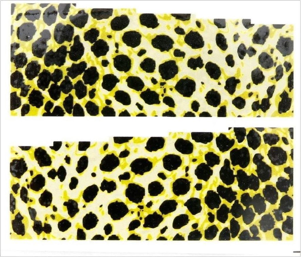 Wasserbasierte Nagelsticker Bogen 6,5 x 5,5 cm für 10 Finger yb Nr. 714