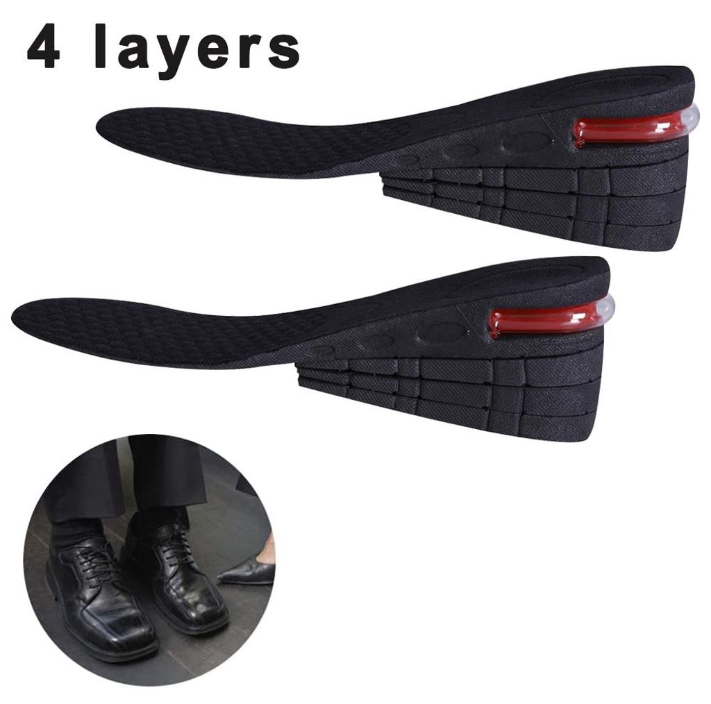 4-lagige Unisex-Schuheinlagen mit Höhenerhöhung für Damen Produktbild 