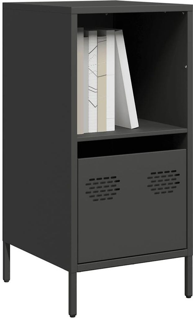 Maison Exclusive - Sideboard Schwarz 35x39x73,5 cm Kaltgewalzter Stahl