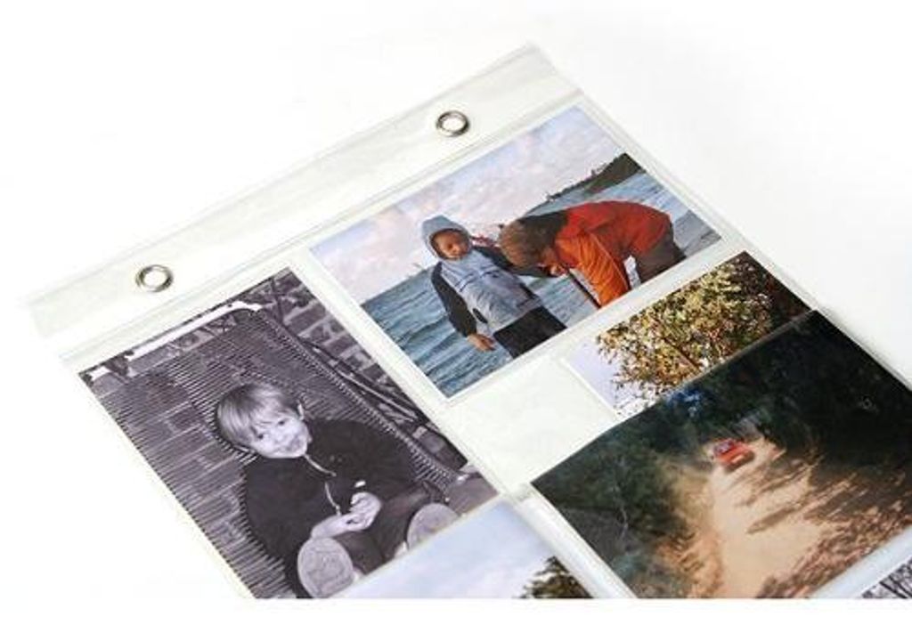 Fotogordijn mit 20 Taschen für Fotos 10x15 cm, 140x28 cm
