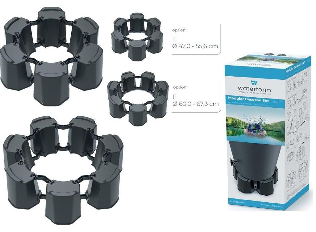 Socle pour réservoir d'eau de pluie Modular 6 Basecan Image du produit 