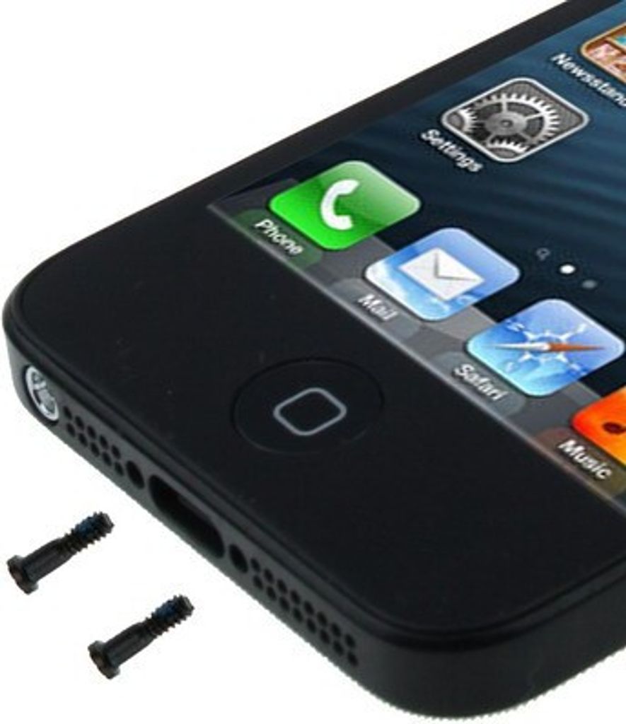 Pentalobe Torx Gehäuse Schrauben für Apple iPhone 5 5s Backcover 2 Stück Schwarz