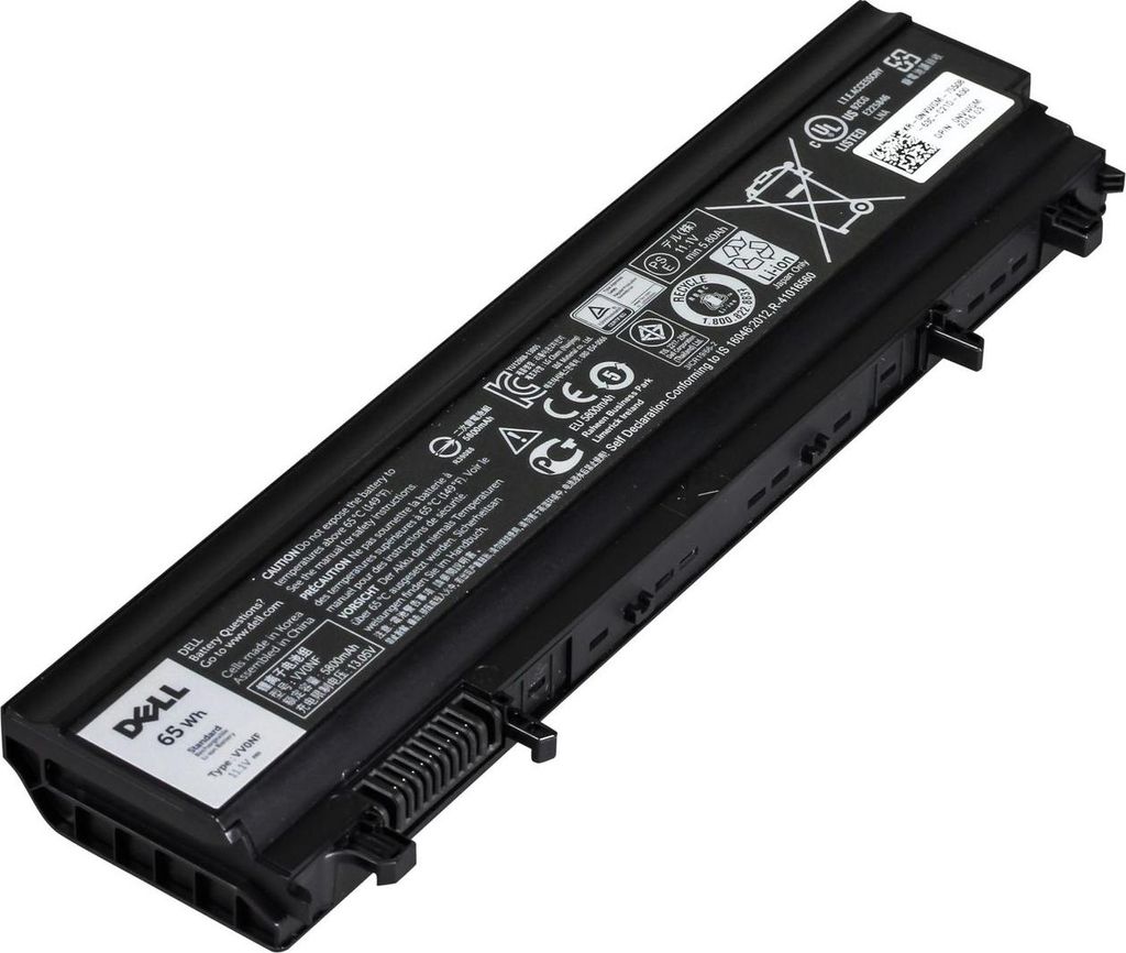 Dell - Laptop-Batterie - Lithium-Ionen - 6 Zellen - 65 Wh - für Latitude E5440, E5540 (VV0NF)