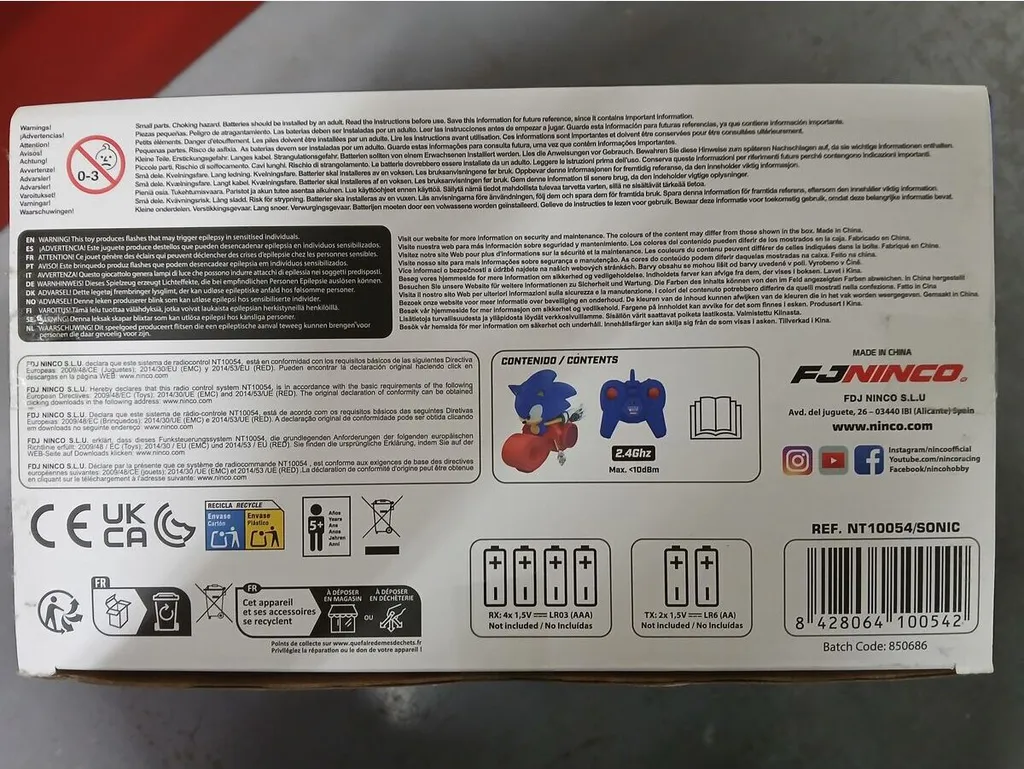 Véhicule télécommandé Sonic Infinity pour jeu en intérieur et salon - 5