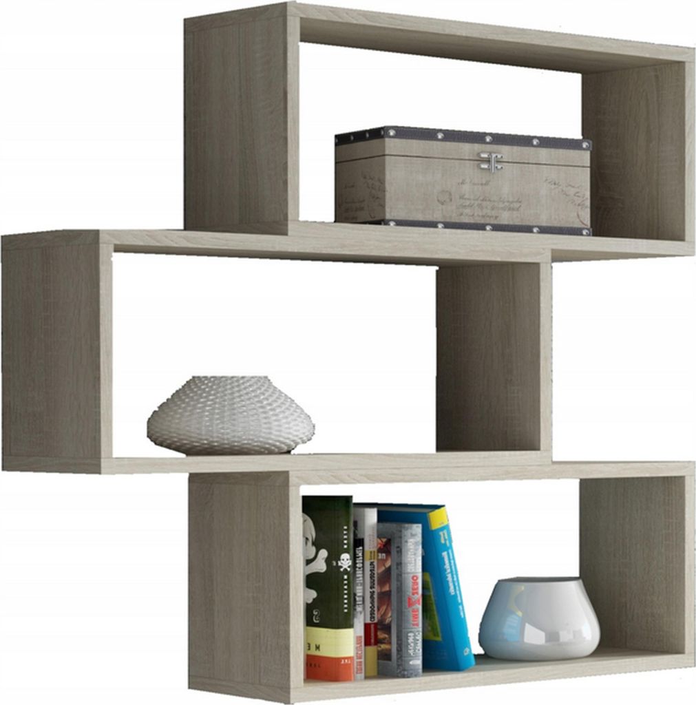 MATKAM ADAM Wandregal in moderner Optik | 3 Regalwürfel, Maße je B/H/T 31 x 65 x 21 cm | Holzstärke 18 mm | In verschiedenen Ausführungen erhä...