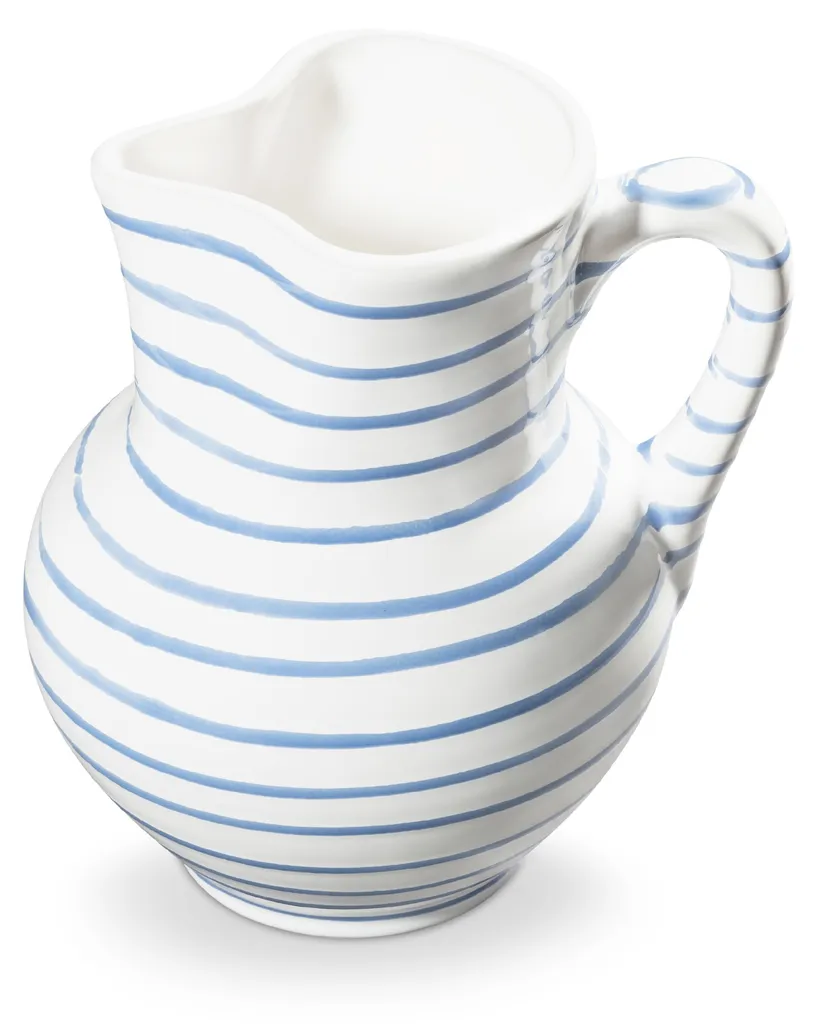 Pichet 1L Gmundner Keramik Blaugeflammt peint à la main haute qualité design