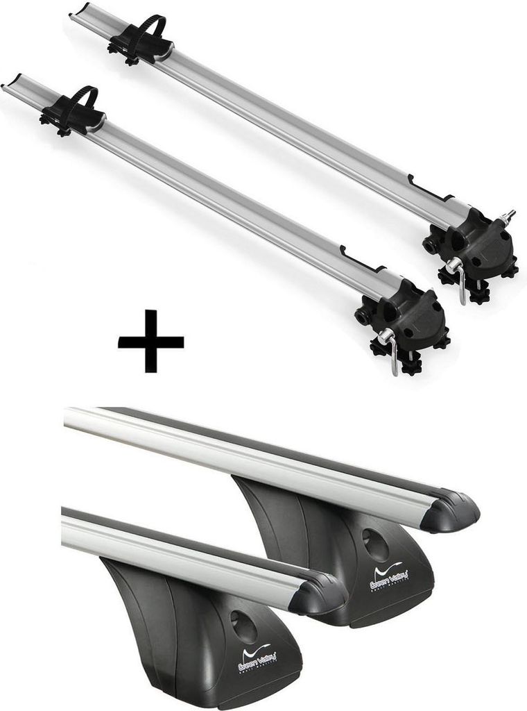 2x Fahrradträger Bike Pro + Dachträger VDP kompatibel mit für Citroen DS3 3 Türer 2010-2012