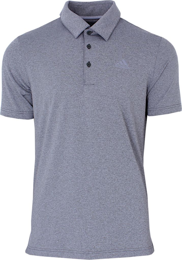 adidas Ultimate 2.0 Heathered Polo Gr.S grau (EC7056)