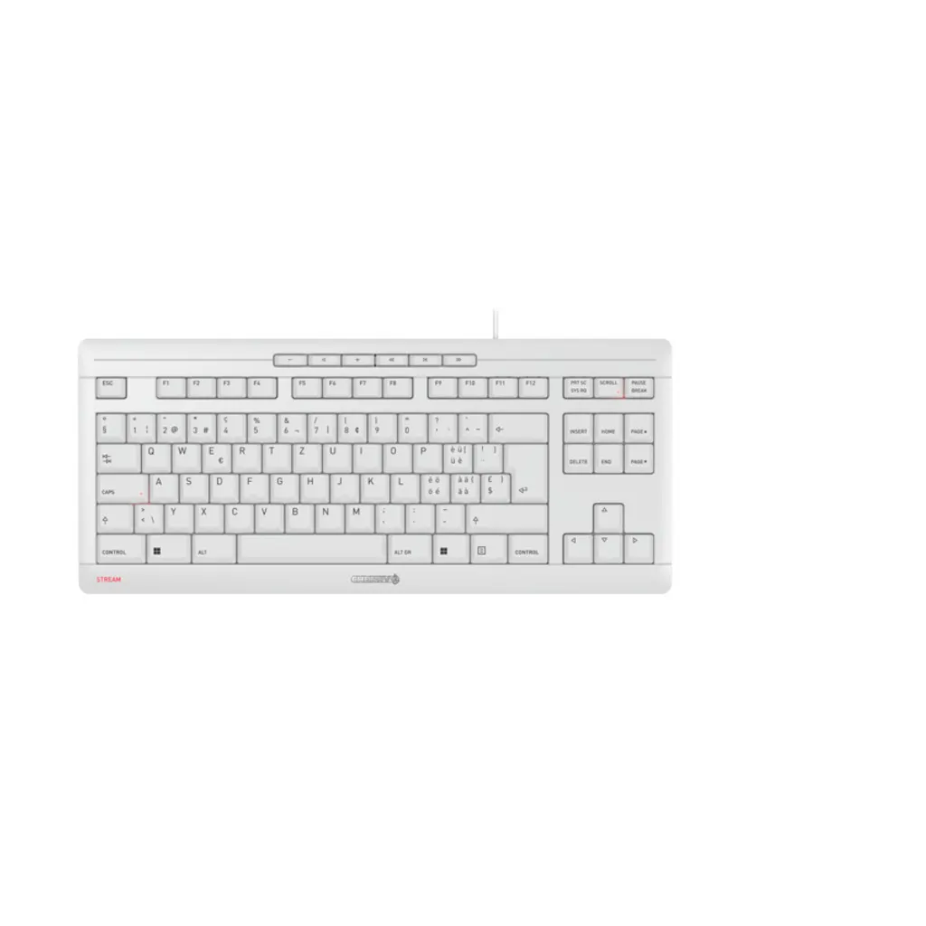 Clavier Filaire Stream TKL CH-Layout Gris - Cherry JK-8600CH-0 Design