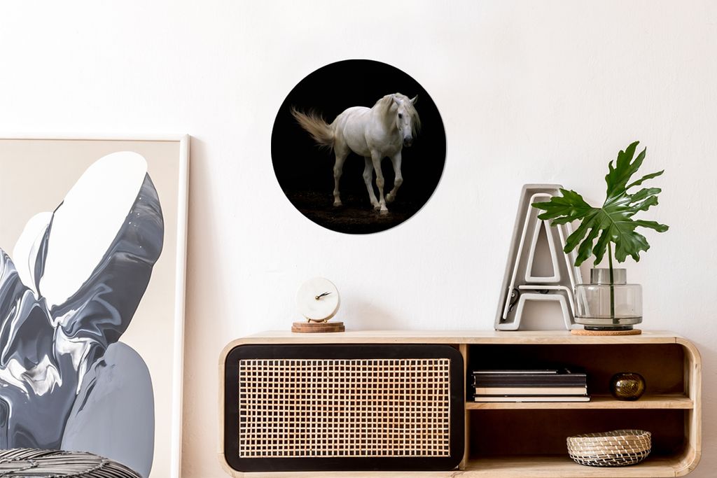 MuchoWow - Schlafzimmer - Bilder - Der Kreis - Kunst für die Wohnung - Plastik - Kunstdruck - Wandbild