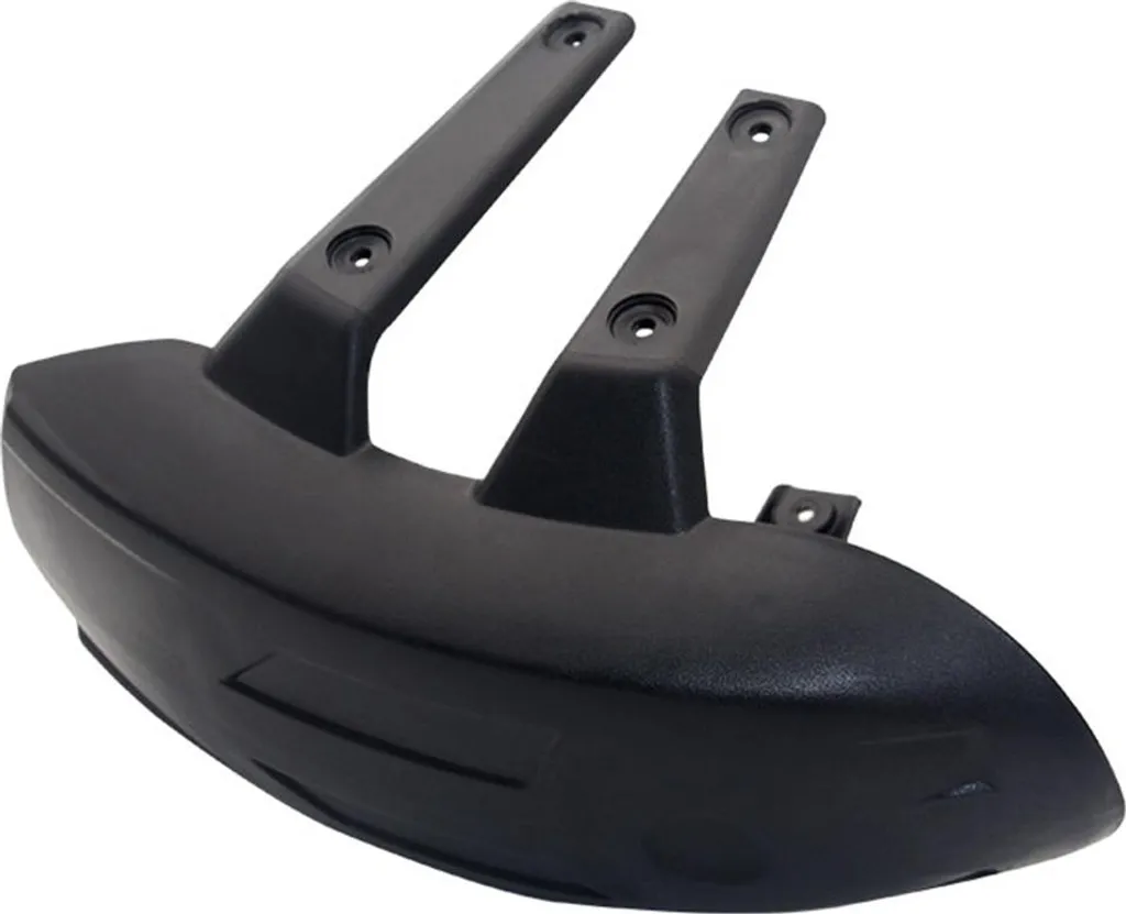 Garde-boue arrière moto robuste avec volet de protection anti-projections