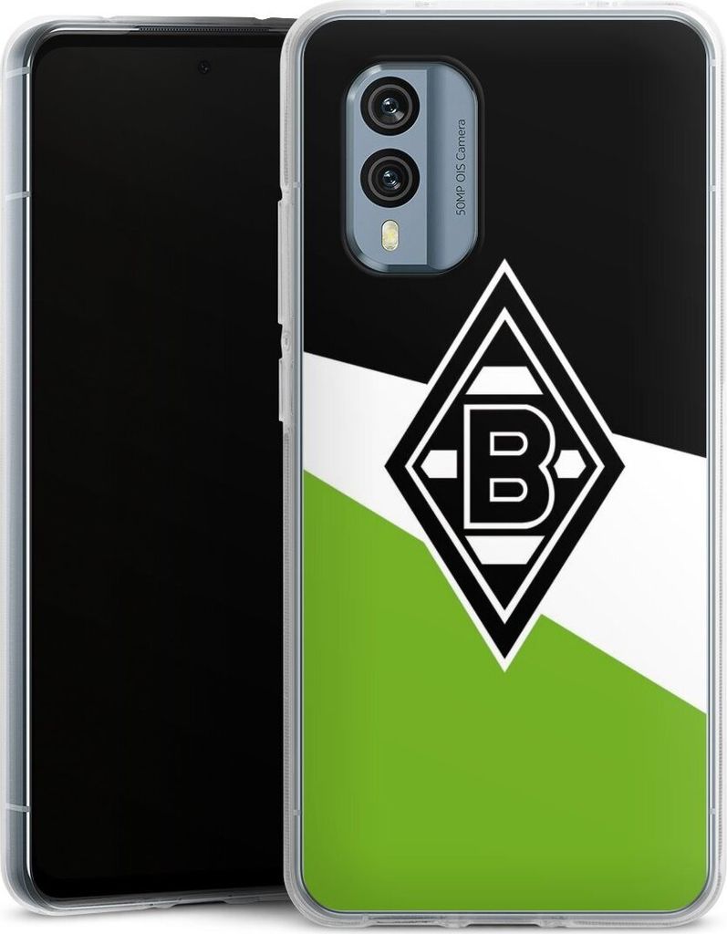 DeinDesign Handyhülle für Nokia X30 Silikon Hülle Case Smartphone Schutzhülle Borussia Mönchengladbach Gladbach Offizielles Lizenzprodukt